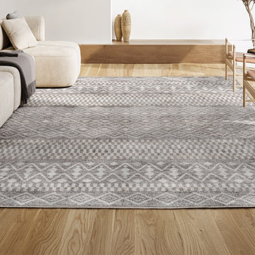 Ifrane Berber Geometric Stripe Area Rug